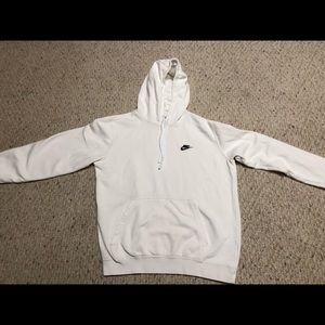 Nike Sportswear Club White Fleece Pullover Hoodie